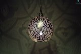 Oosterse lamp Alhambra Ghalia M aan donker